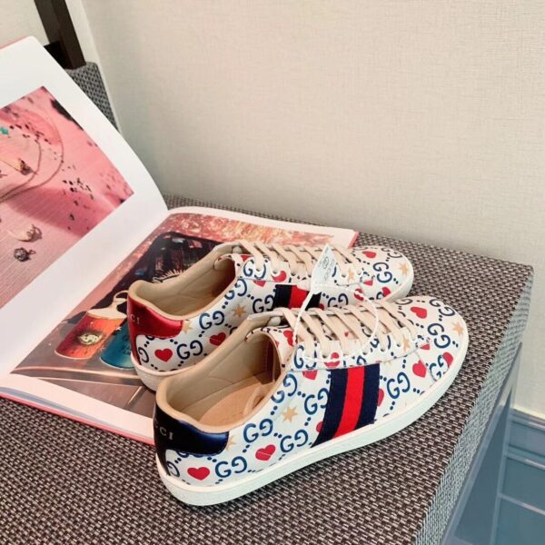Gucci Ace SneakersChinese Valentine's Day Spring/Summer Collection White Women Shoes