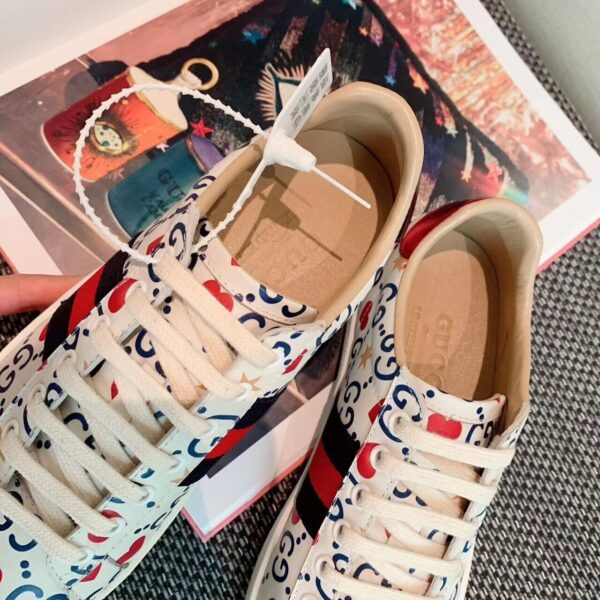 Gucci Ace SneakersChinese Valentine's Day Spring/Summer Collection White Women Shoes - Image 6