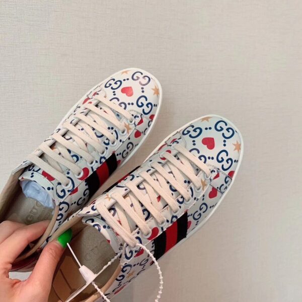 Gucci Ace SneakersChinese Valentine's Day Spring/Summer Collection White Women Shoes - Image 5