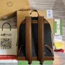 Gucci Backpack With Interlocking G Beige And Ebony GG Canvas 704017