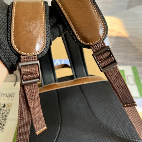 Gucci Backpack With Interlocking G Beige And Ebony GG Canvas 704017 - Image 5