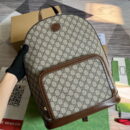 Gucci Backpack With Interlocking G Beige And Ebony GG Canvas 704017
