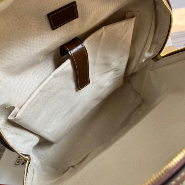 Gucci Backpack With Interlocking G Beige And Ebony GG Canvas 704017 - Image 9