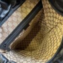 Gucci Backpack With Tonal Double G Black Leather 725657