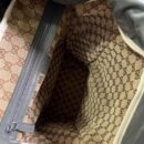Gucci Backpack With Tonal Double G Grey Leather 725657