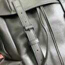 Gucci Backpack With Tonal Double G Grey Leather 725657