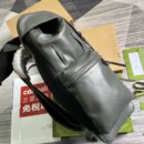 Gucci Backpack With Tonal Double G Grey Leather 725657