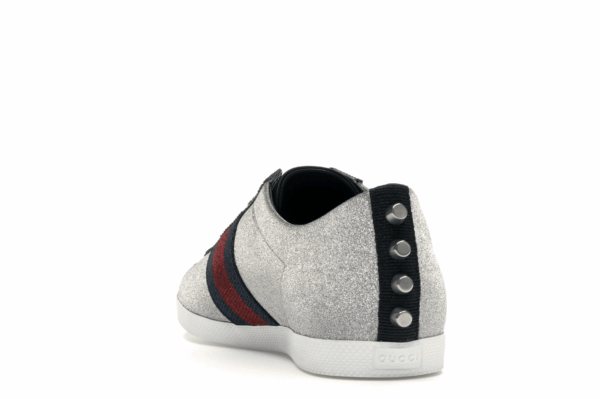 Gucci Bambi Web Silver Shoes Men's Size 7 - 11.5 US - Image 2