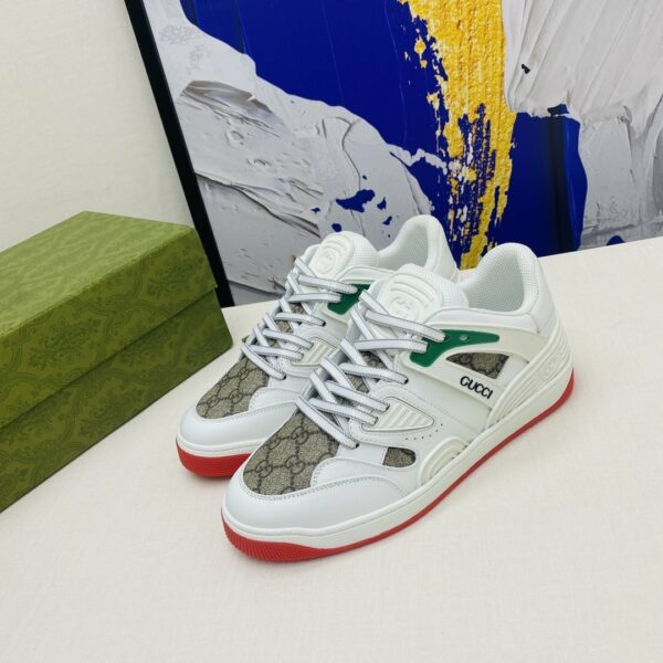 Gucci Basket Sneaker White Women Shoes - Image 7