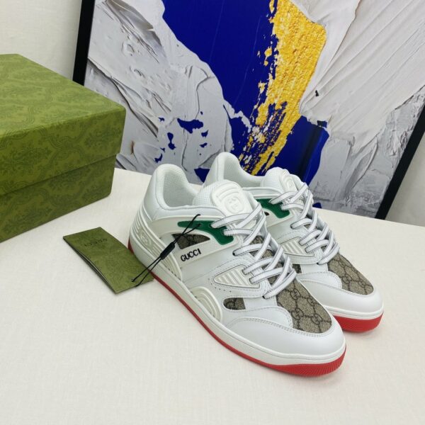Gucci Basket Sneaker White Women Shoes - Image 9