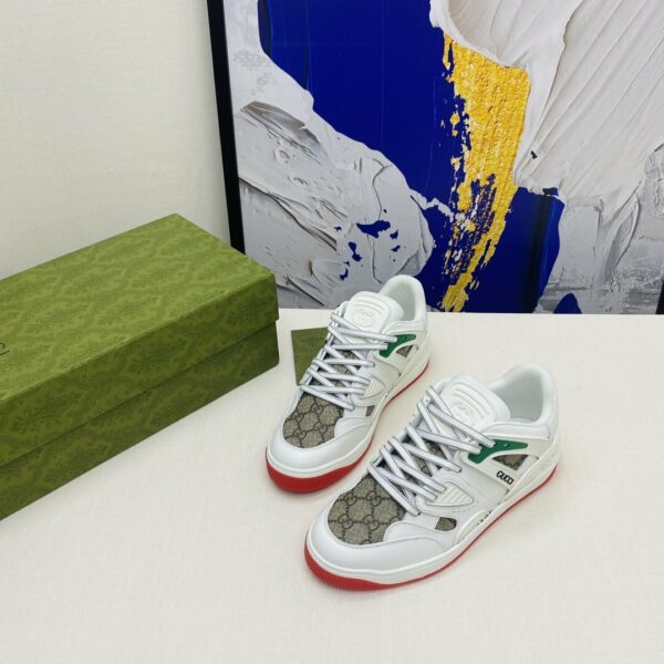 Gucci Basket Sneaker White Women Shoes - Image 5
