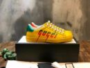Gucci Blade Ace Sneakers 610086Spring/Summer 2020 Collection, Yellow Women Shoes