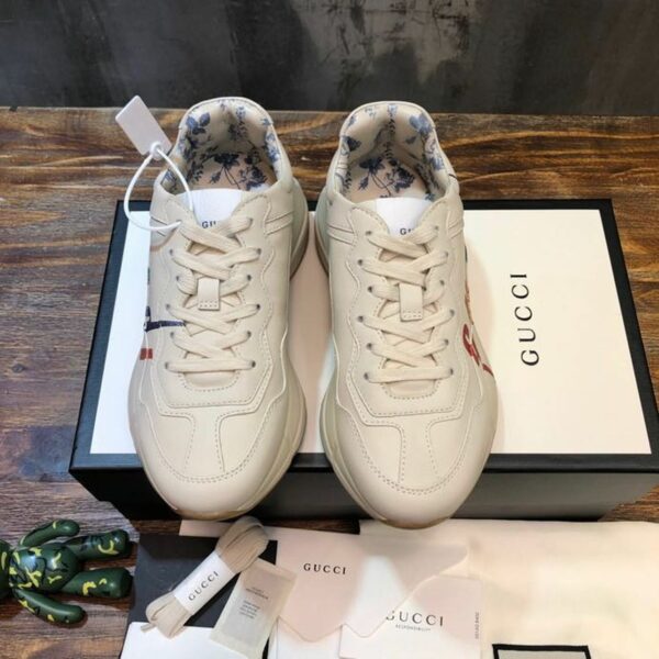 Gucci Blade Rhyton Dad Sneakers 619896Spring/Summer 2020 Collection, White Women Shoes - Image 2