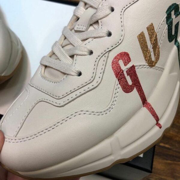 Gucci Blade Rhyton Dad Sneakers 619896Spring/Summer 2020 Collection, White Women Shoes - Image 7