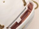 Gucci Calfskin Matelasse Small Gg Marmont White