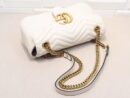 Gucci Calfskin Matelasse Small Gg Marmont White