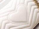 Gucci Calfskin Matelasse Small Gg Marmont White