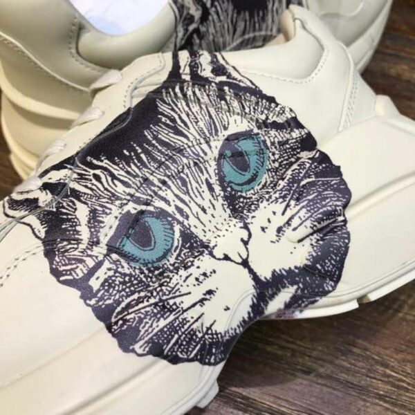Gucci Cat Rhyton Dad Sneakers 619896Spring/Summer 2020 Collection, White Women Shoes - Image 6