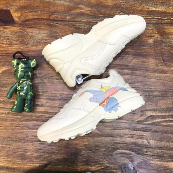 Gucci Dumbo Rhyton Dad Sneakers 619896Spring/Summer 2020 Collection, Off White Women Shoes - Image 4