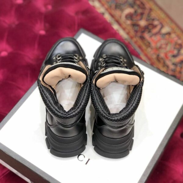 Gucci Flashtrek GG Hightop SneakersFall/Winter 2019 Collection, Black Women Shoes - Image 4