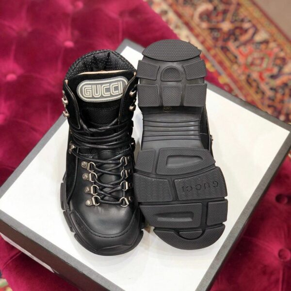 Gucci Flashtrek GG Hightop SneakersFall/Winter 2019 Collection, Black Women Shoes - Image 7
