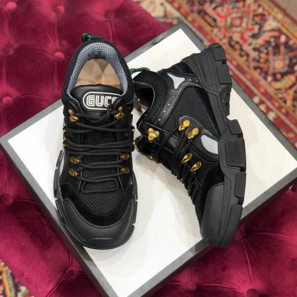 Gucci Flashtrek GG SneakersFall/Winter 2019 Collection, Black Women Shoes - Image 4