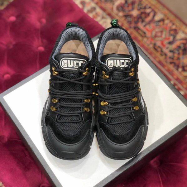 Gucci Flashtrek GG SneakersFall/Winter 2019 Collection, Black Women Shoes - Image 3