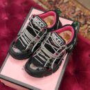 Gucci Flashtrek GG SneakersFall/Winter 2019 Collection, White/Black Floral Women Shoes