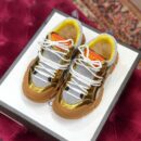 Gucci Flashtrek GG SneakersFall/Winter 2019 Collection, White/Metallic Gold Women Shoes