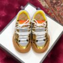 Gucci Flashtrek GG SneakersFall/Winter 2019 Collection, White/Metallic Gold Women Shoes