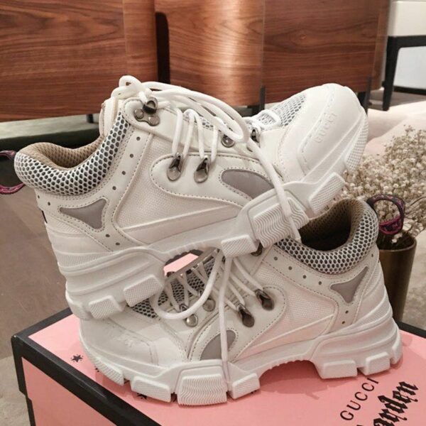 Gucci Flashtrek GG SneakersSpring/Summer 2020 Collection White Women Shoes - Image 4