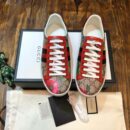 Gucci Floral Ace Sneakers 433900Spring/Summer 2020 Collection, Brown Women Shoes