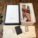 Gucci Floral Ace Sneakers 433900Spring/Summer 2020 Collection, Brown Women Shoes