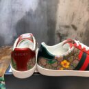 Gucci Floral Ace Sneakers 433900Spring/Summer 2020 Collection, Brown Women Shoes