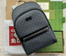 Gucci GG Backpack Black Leather 771158