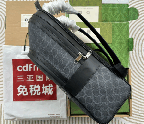 Gucci GG Backpack Black Leather 771158 - Image 3