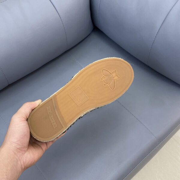 Gucci GG Black Canvas Espadrille Flats EU36-45 - Image 8