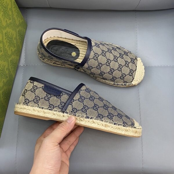 Gucci GG Canvas Espadrille Flats EU36-45 - Image 2