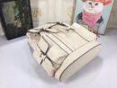 Gucci GG Embossed Backpack White Leather 625770