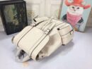 Gucci GG Embossed Backpack White Leather 625770