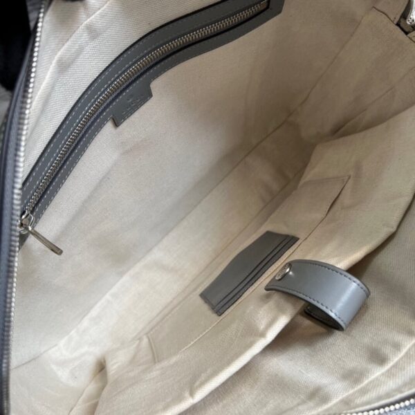 Gucci GG Embossed Briefcase Grey 658573 - Image 8