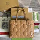 Gucci GG Matelasse Medium Tote Beige 631685
