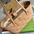 Gucci GG Matelasse Medium Tote Beige 631685