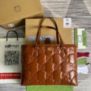 Gucci GG Matelasse Medium Tote Brown 631685