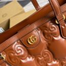 Gucci GG Matelasse Medium Tote Brown 631685
