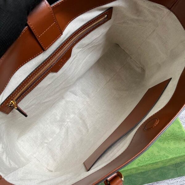 Gucci GG Matelasse Medium Tote Brown 631685 - Image 9