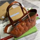 Gucci GG Matelasse Medium Tote Brown 631685