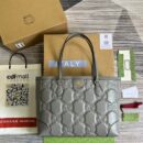 Gucci GG Matelasse Medium Tote Grey 631685