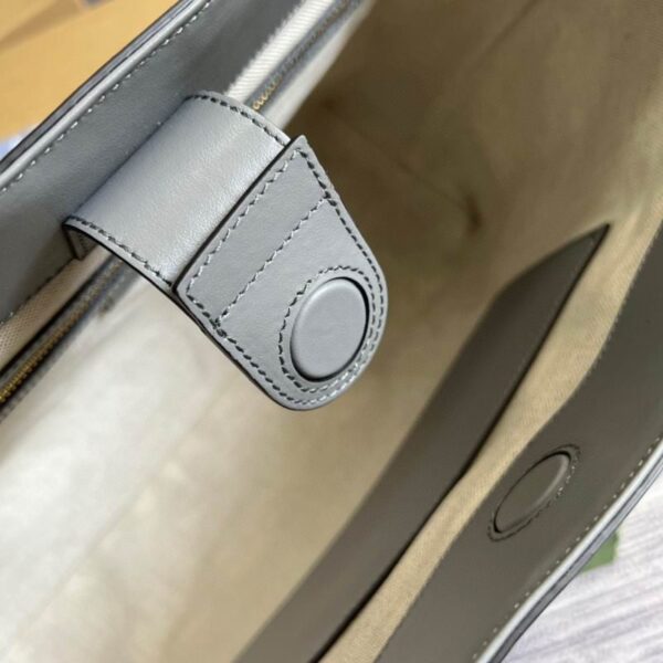 Gucci GG Matelasse Medium Tote Grey 631685 - Image 2
