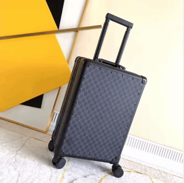 Gucci Globe-Trotter Black GG Canvas Luggage